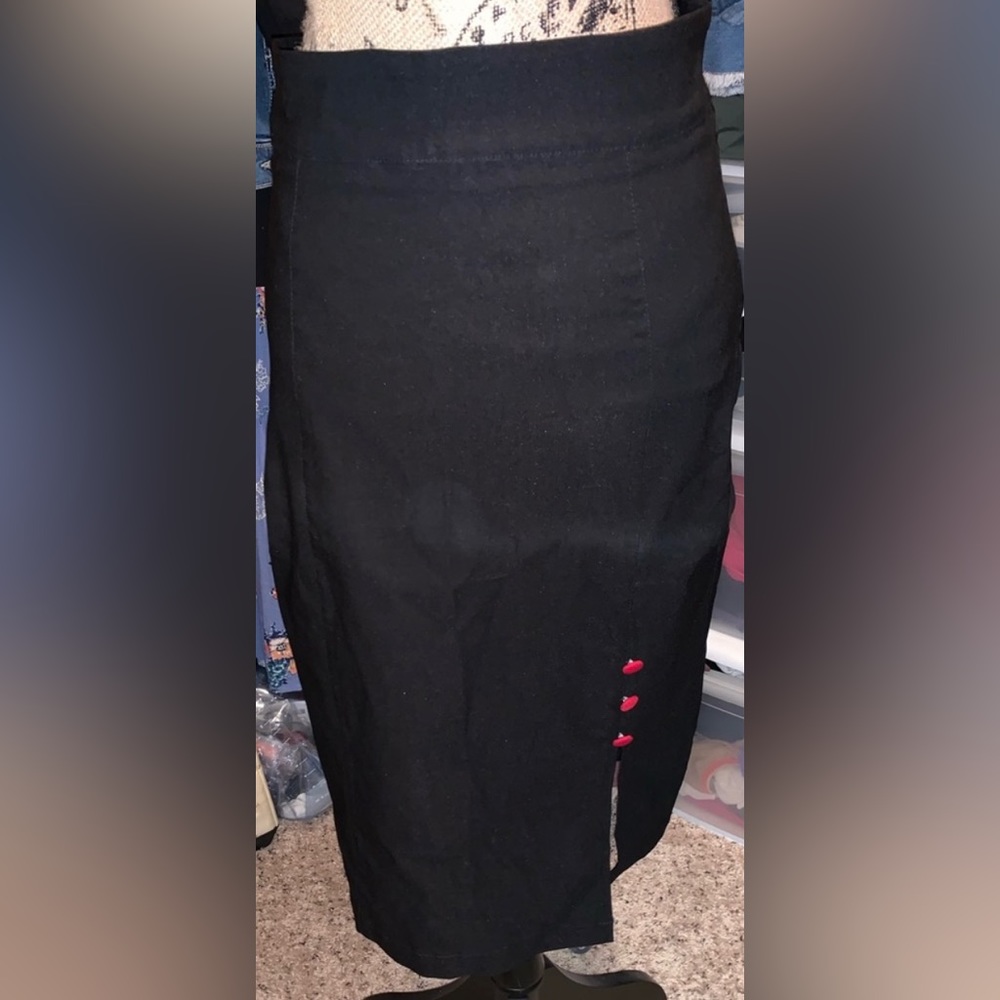 Pinup Girl Rock & Ready Skirt Black Pencil skirt